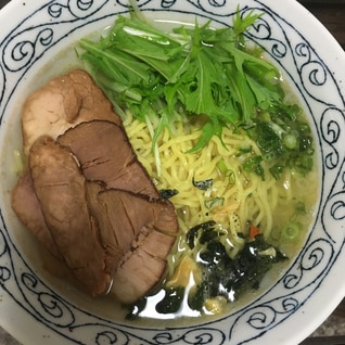 我が家の本格塩ラーメン